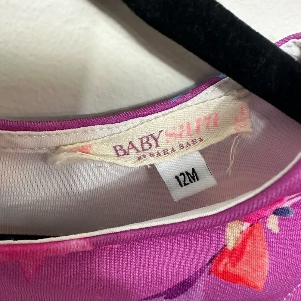 BABY Sara Pink Unicorn Dress in Size 12 months